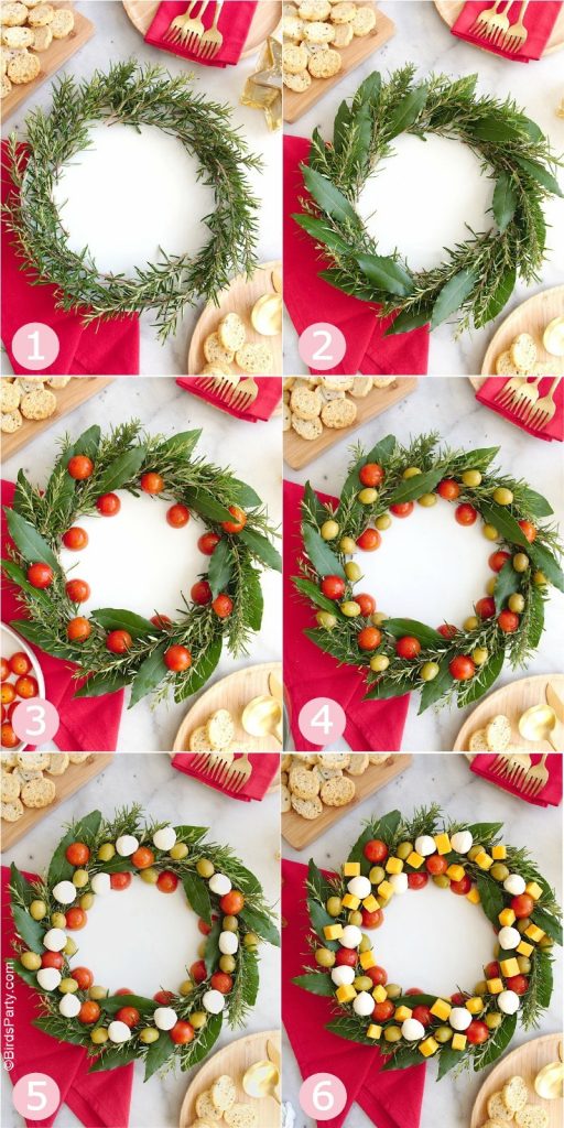 Plateau de fromage version couronne de Noël !