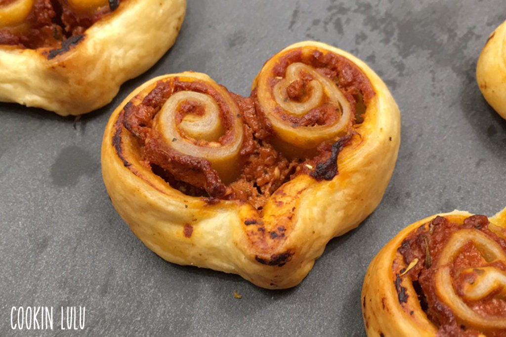 Palmier salé en forme de coeur