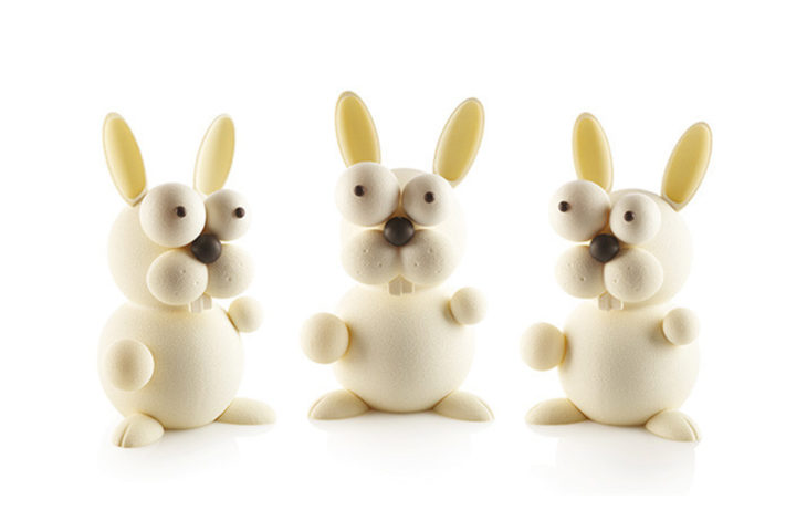 Tutoriel : réaliser le lapin de Pâques en chocolat Silikomart