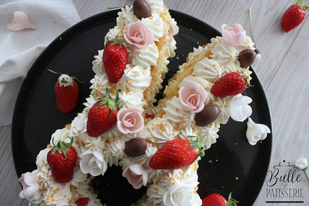 Gateau Lapin : Fraise Chocolat