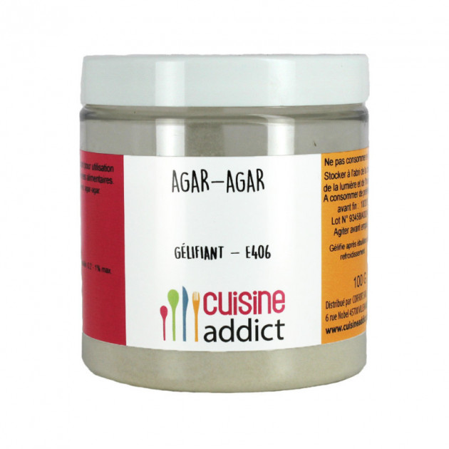 L'agar-agar pour la cuisine sans œufs. 