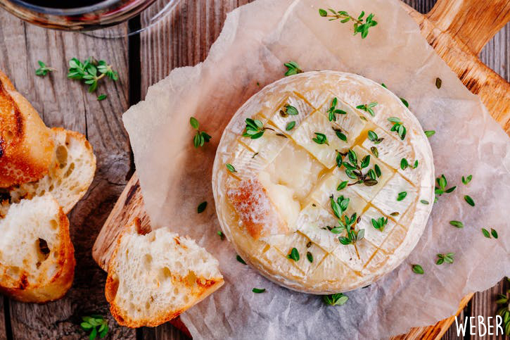 Camembert au barbecue