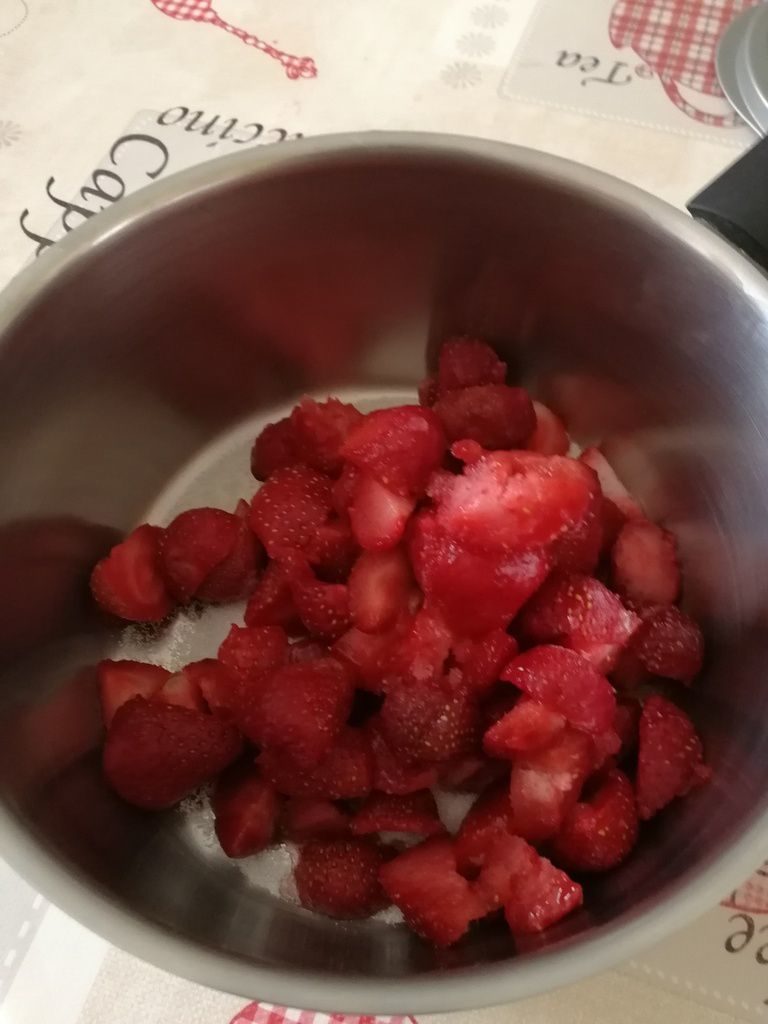 Préparation du coulis de fruits