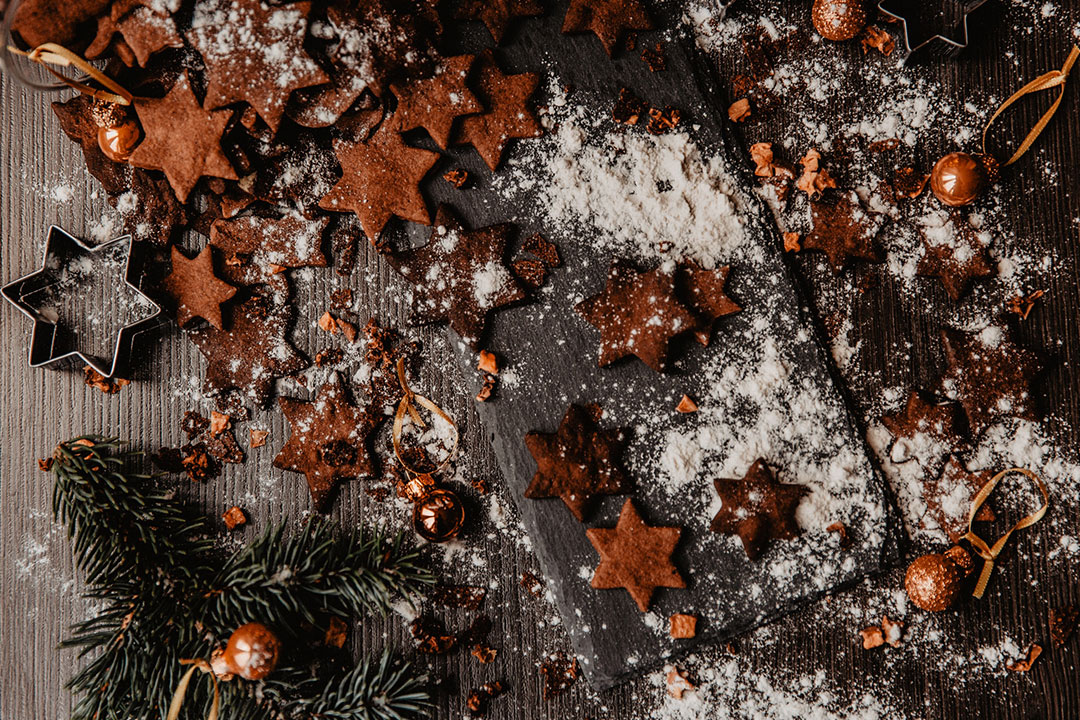 Cornets décorés 'Chocolat Chaud' de Noël