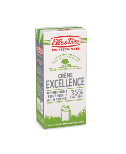 Crème excellence Elle et Vire 35% UHT