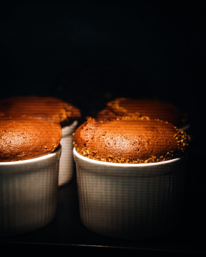 Cuisson du soufflé au fromage