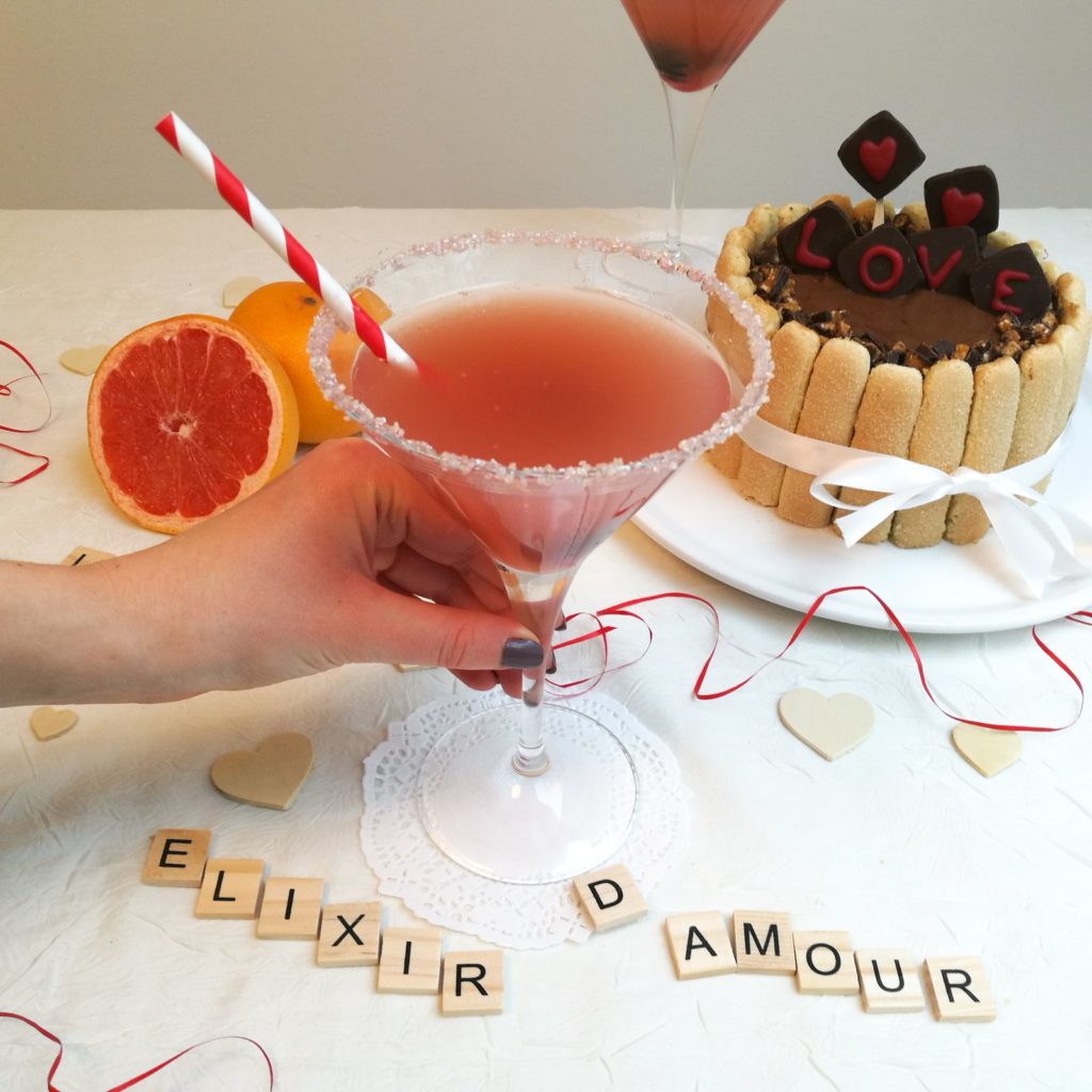 On trinque à l'amour avec ce cocktail Saint-Valentin !