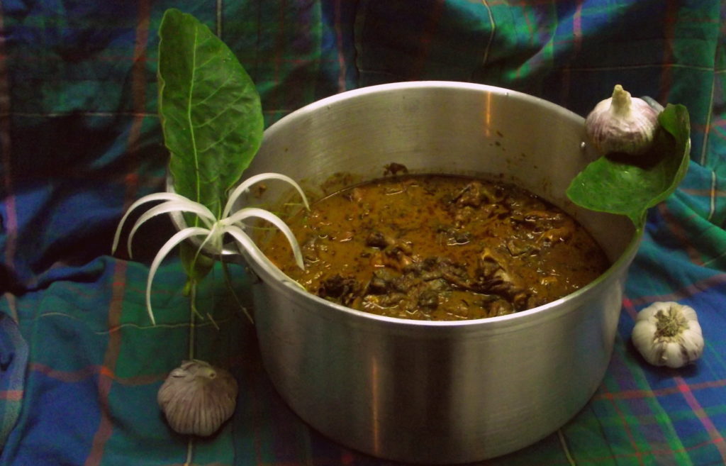 Le traditionnel bouillon d'awara en Guyane.