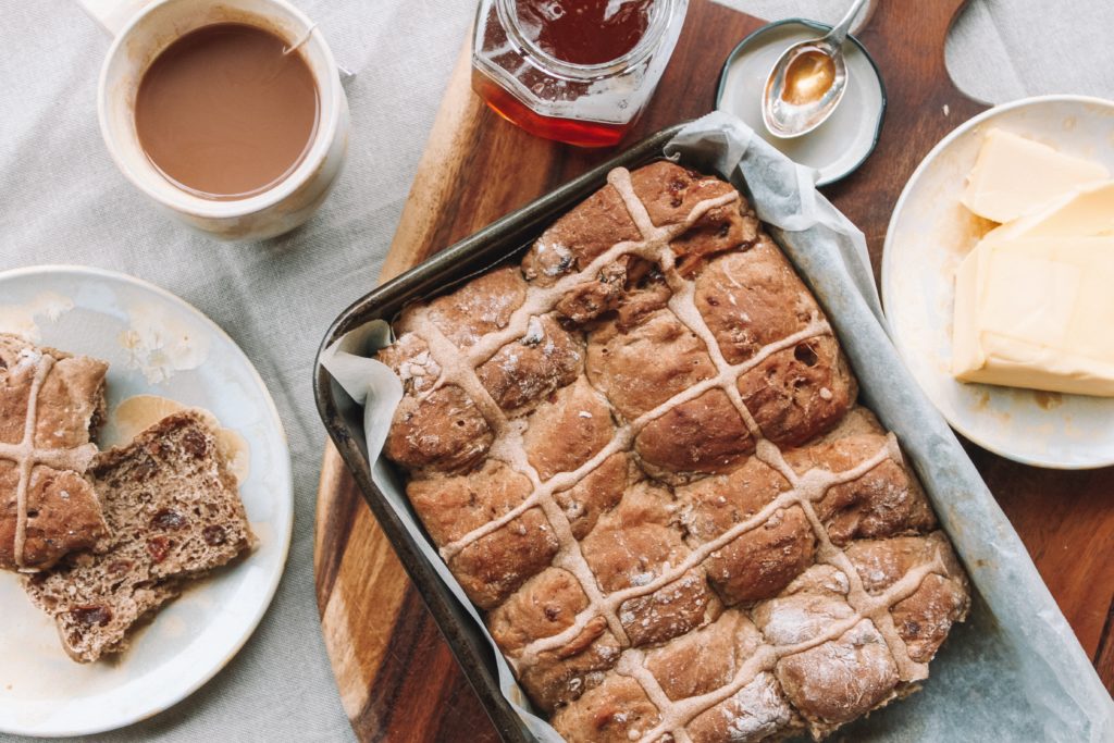 Les célèbres hot cross buns anglais !