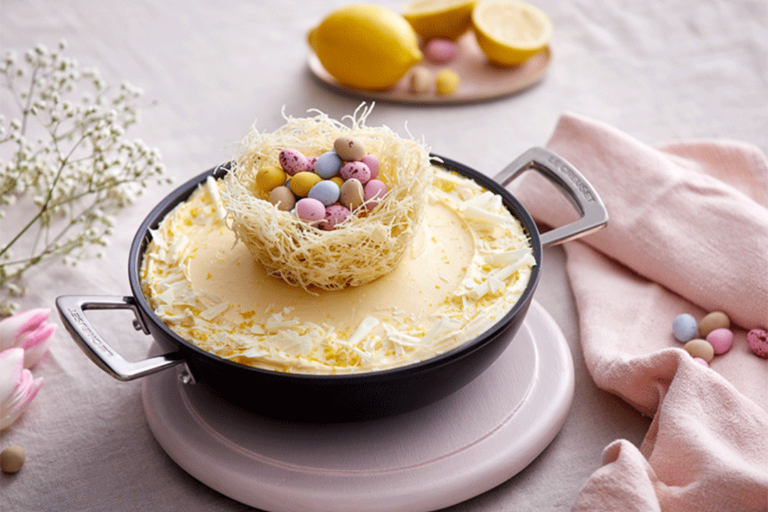 Profitez de ce délicieux gâteau au citron et chocolat blanc pour fêter Pâques !