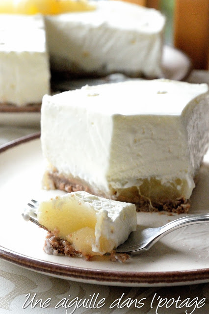 Cheesecake crème chantilly