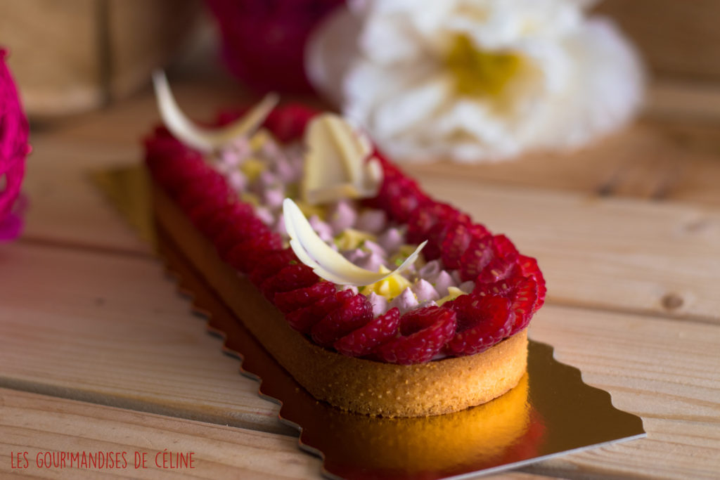 Tarte framboise et citron