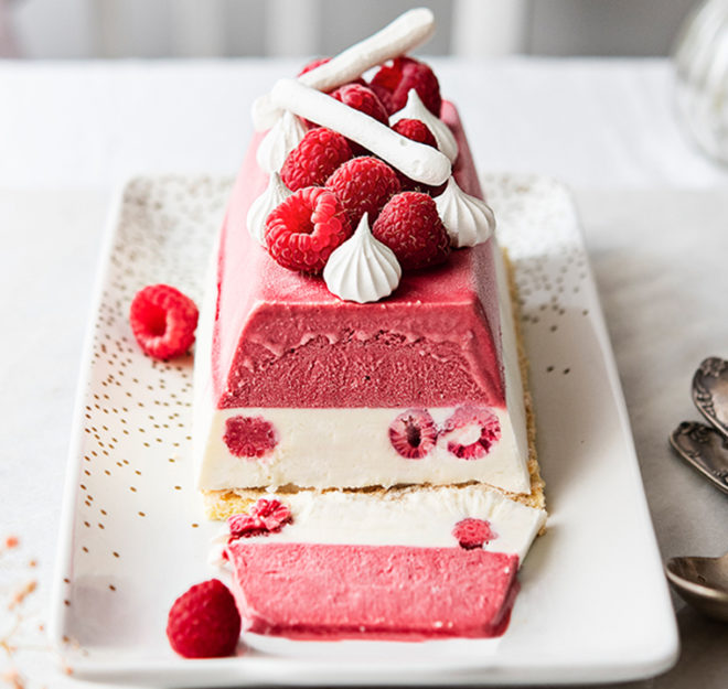 Recette Semifreddo Framboise et Hibiscus