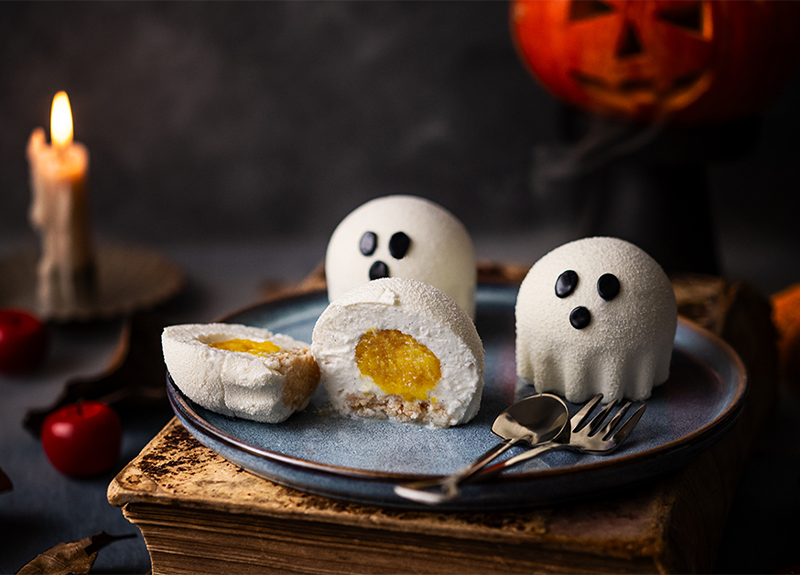 Entremets Halloween mangue coco