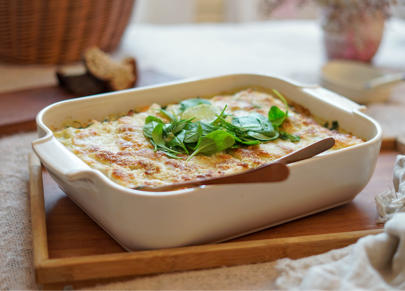 Lasagnes saumon épinards