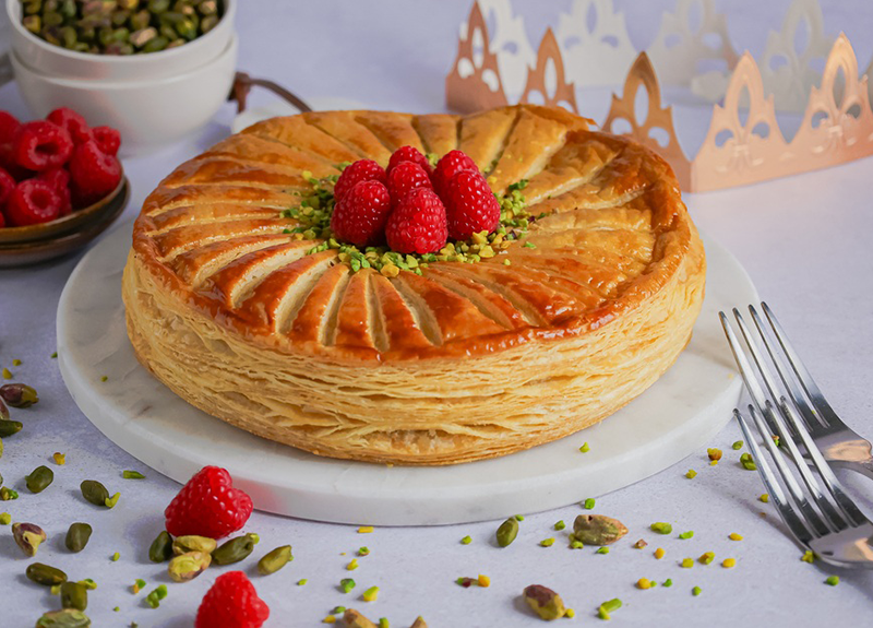 Galette des Rois Pistache Framboise
