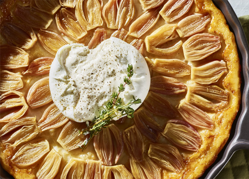 Tarte tatin aux échalotes