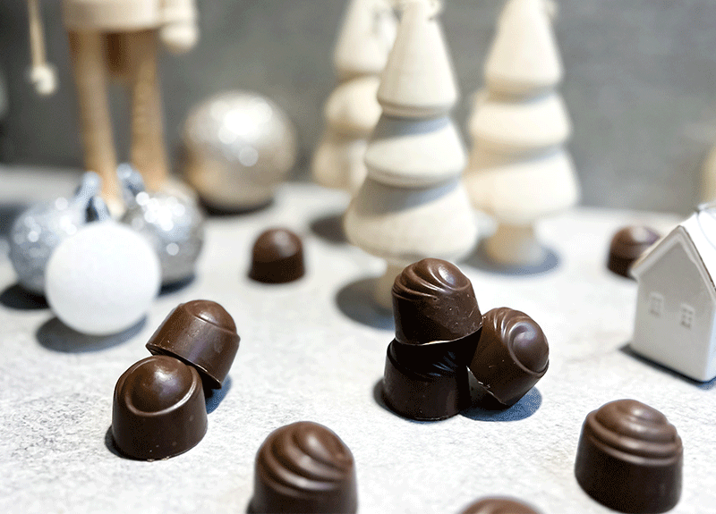 Chocolats de Noël au Praliné