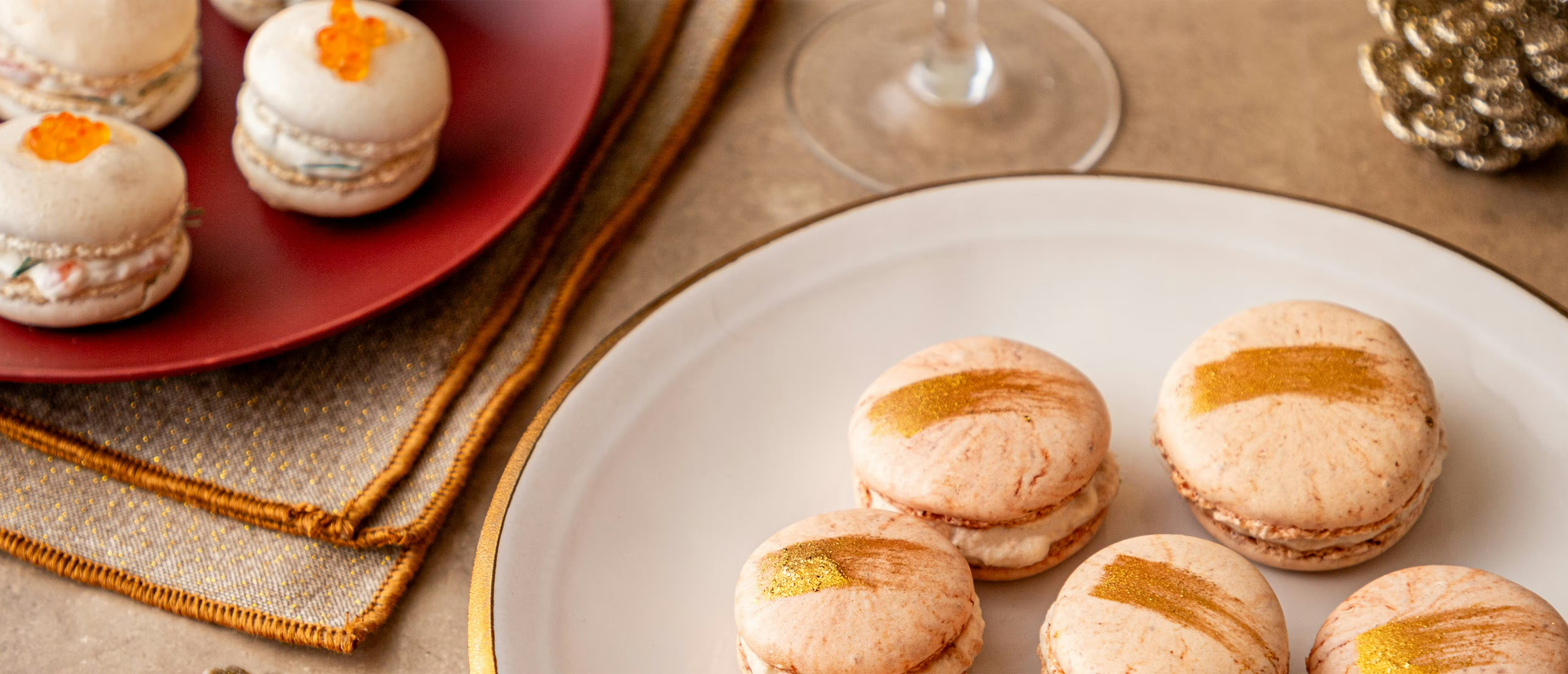 macarons de noël