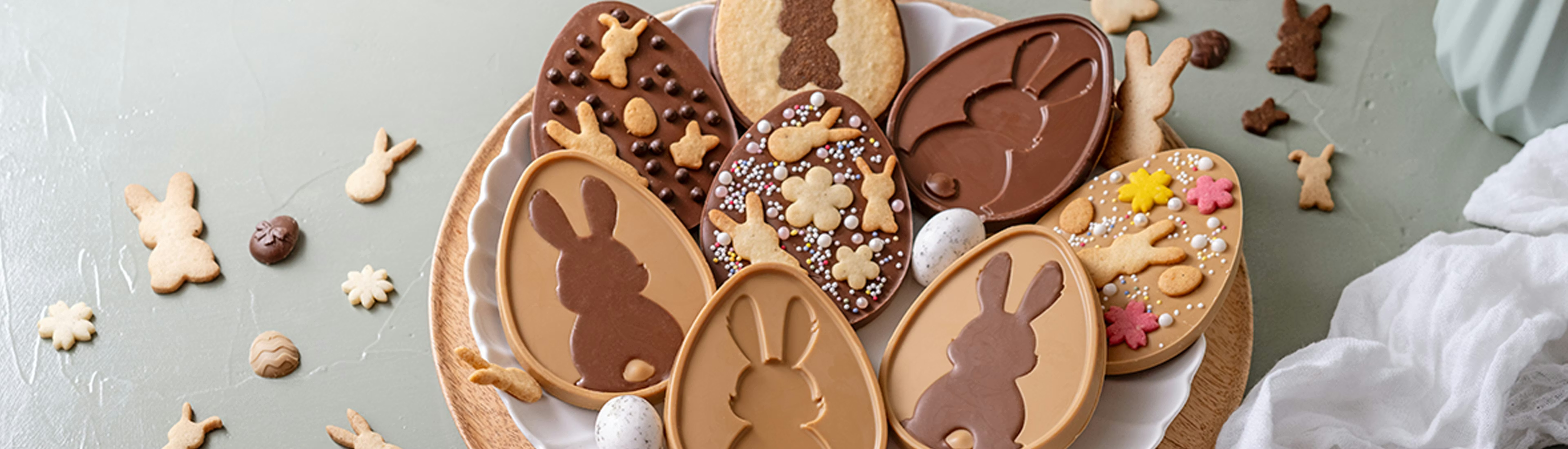Tablettes de chocolat lapin