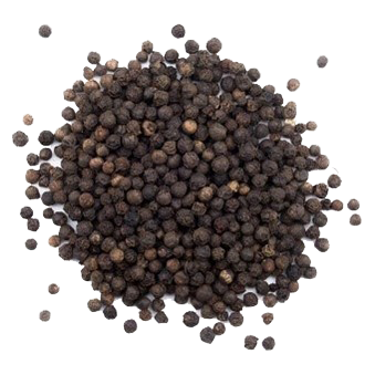 Grains de poivre noir