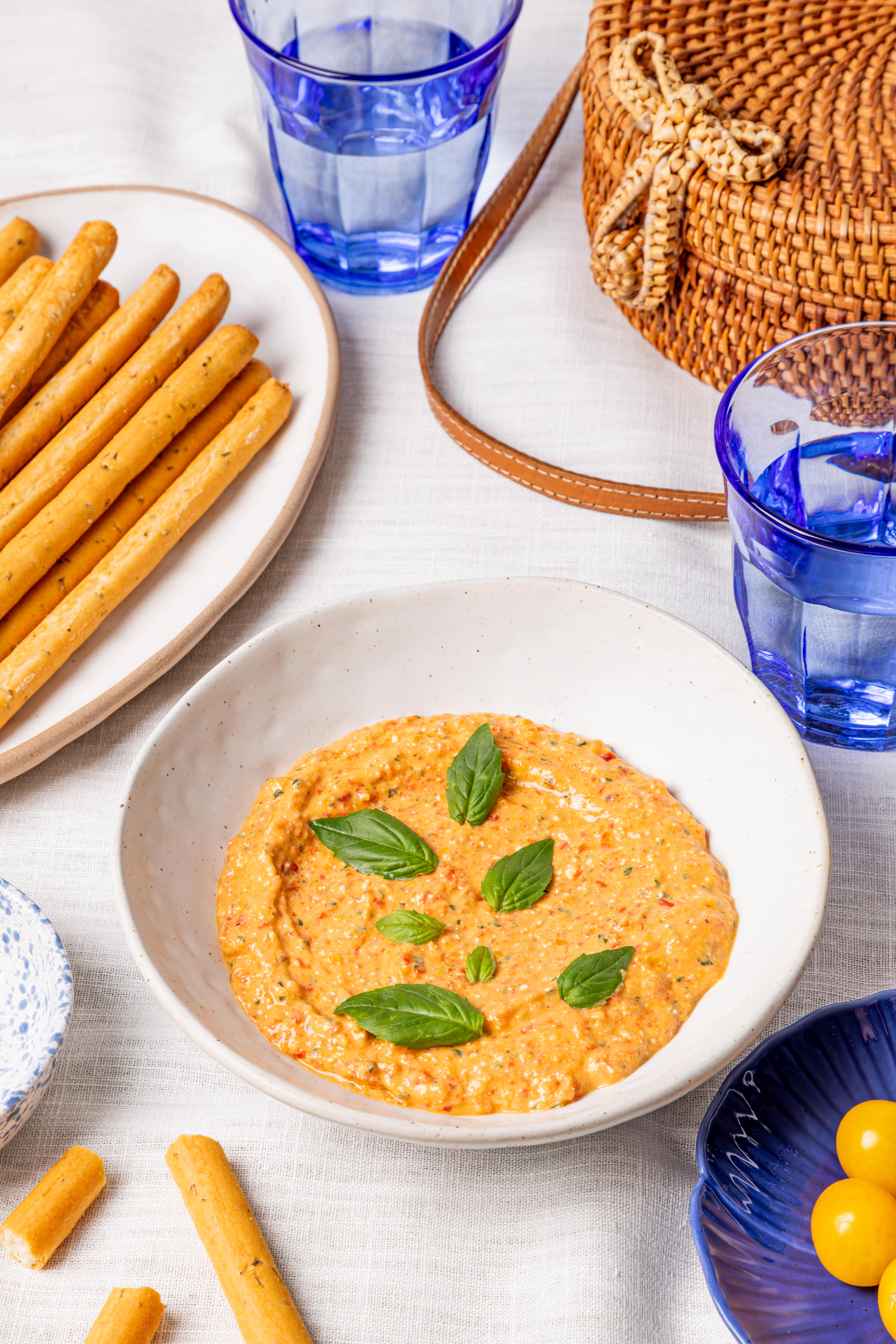 Recette tartinade poivron et feta