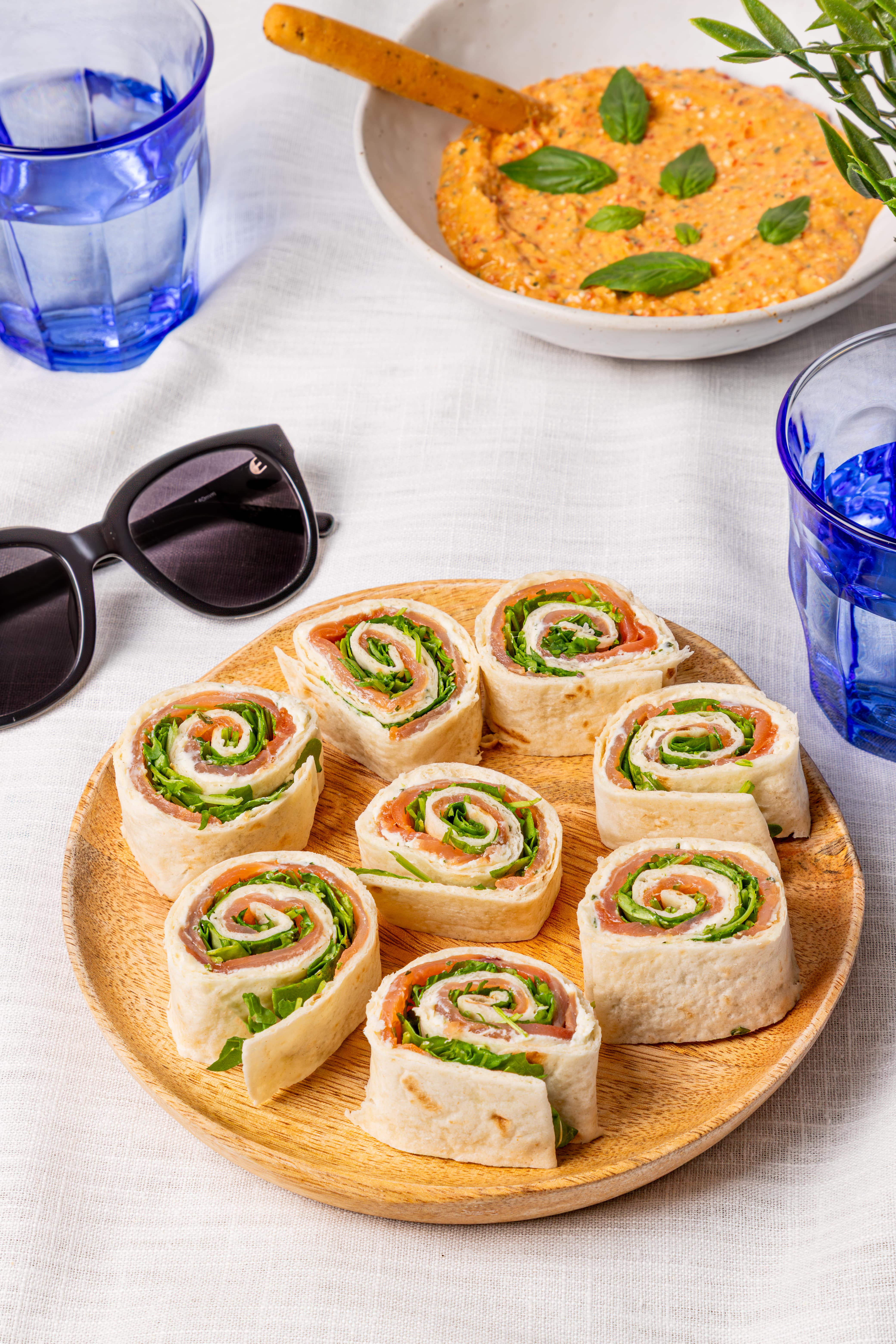 Recette wraps saumon fumé