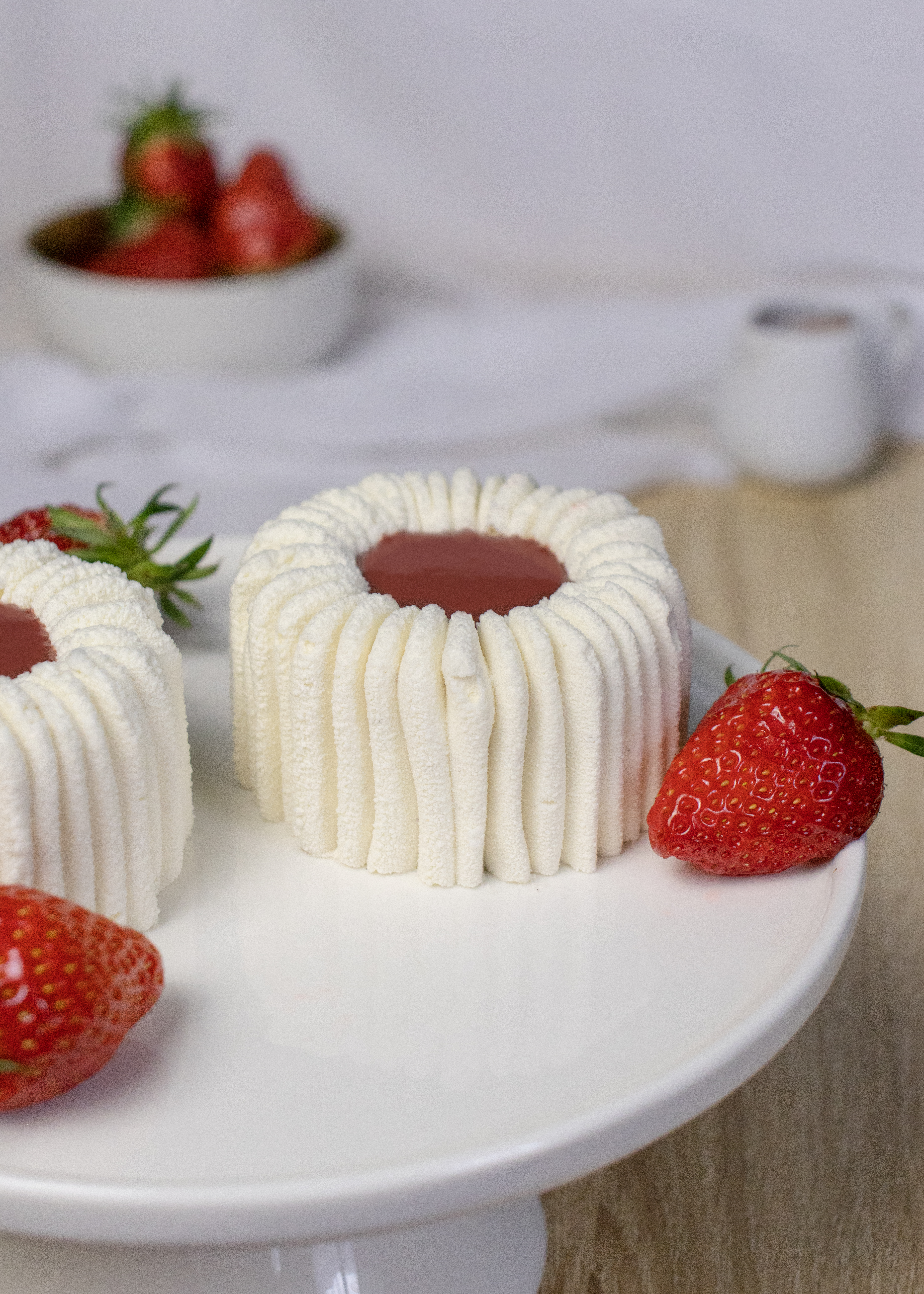 Recette de charlottes aux fraises individuelles