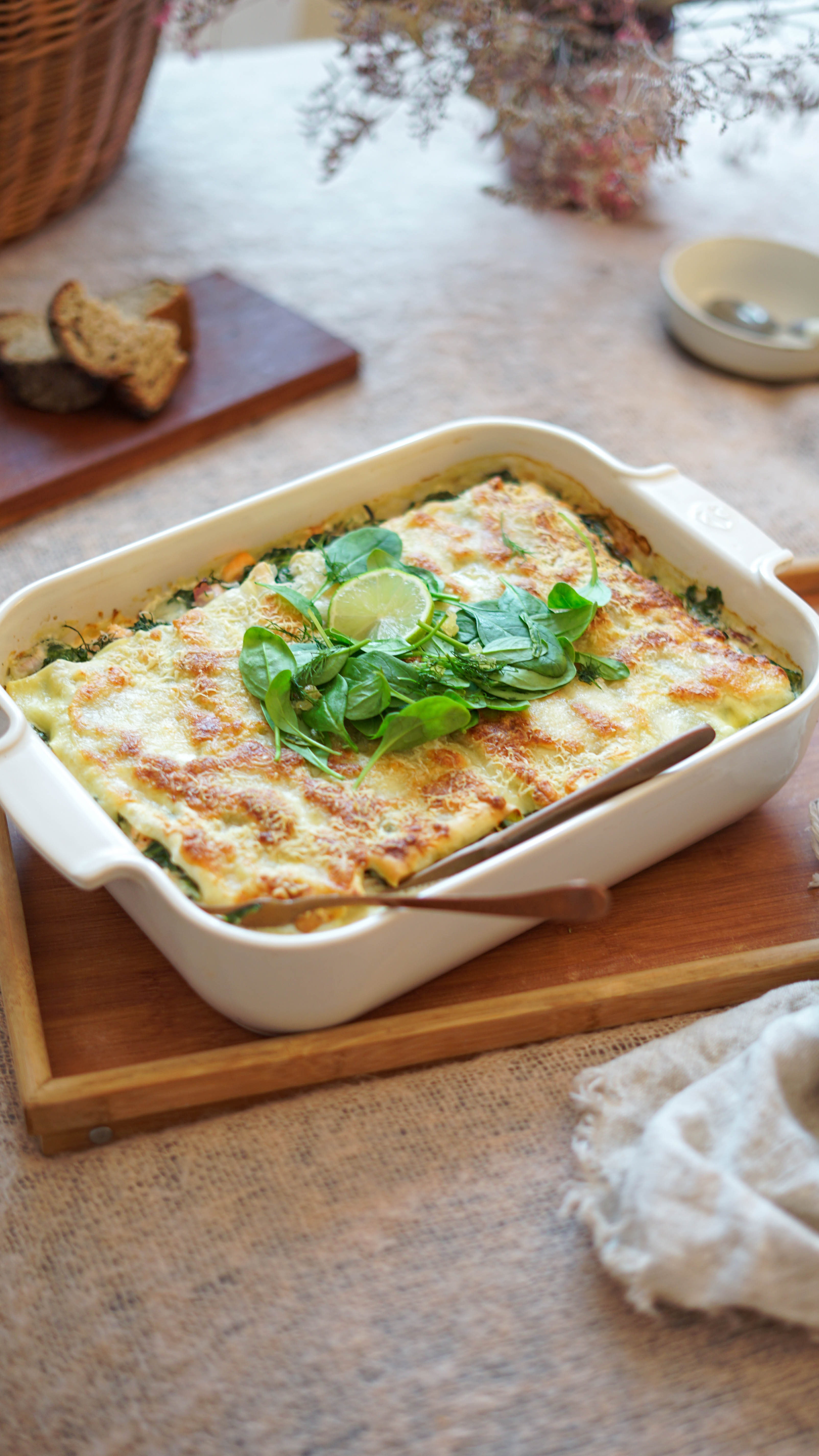 recette lasagnes saumon