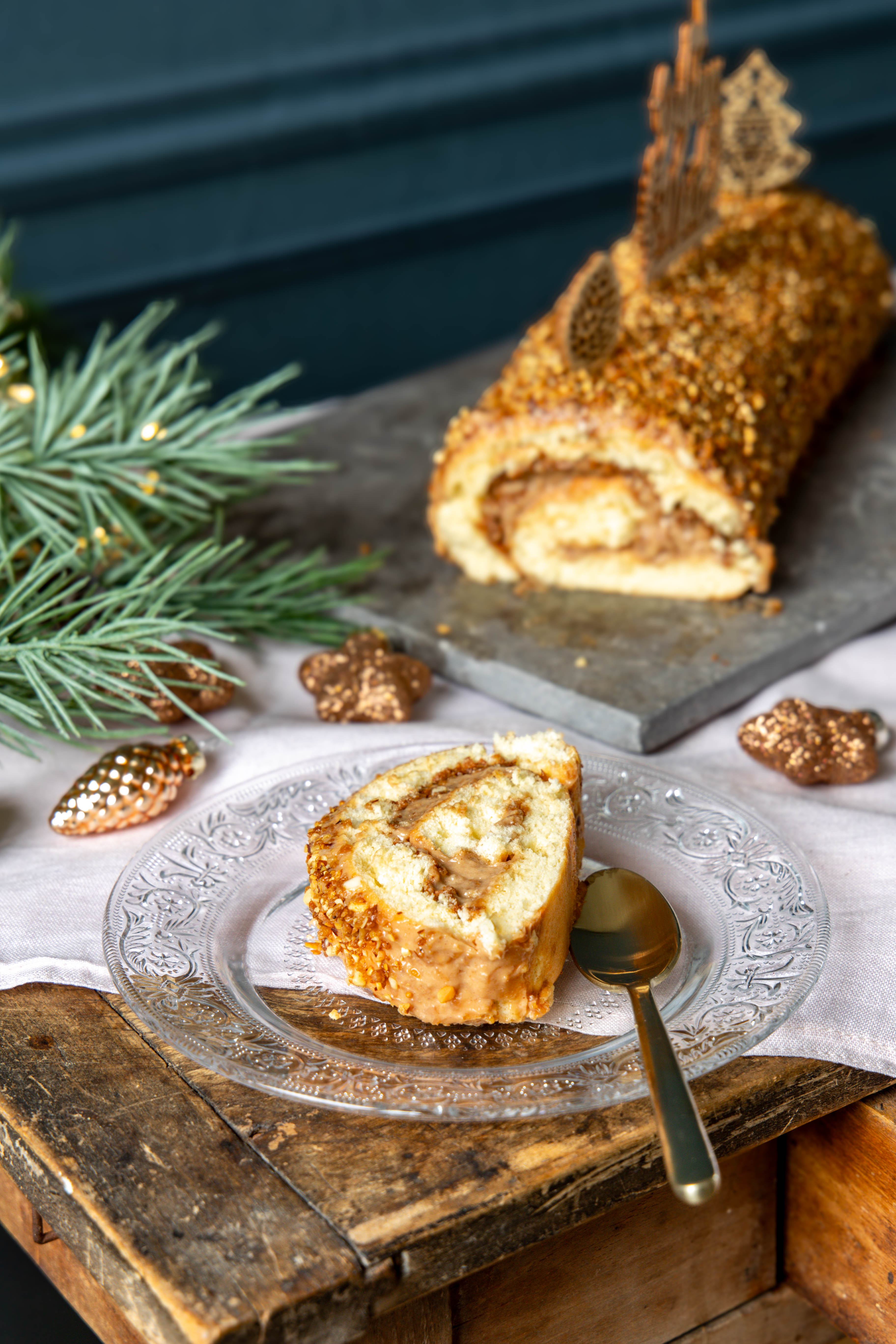 recette bûche de Noël roulée