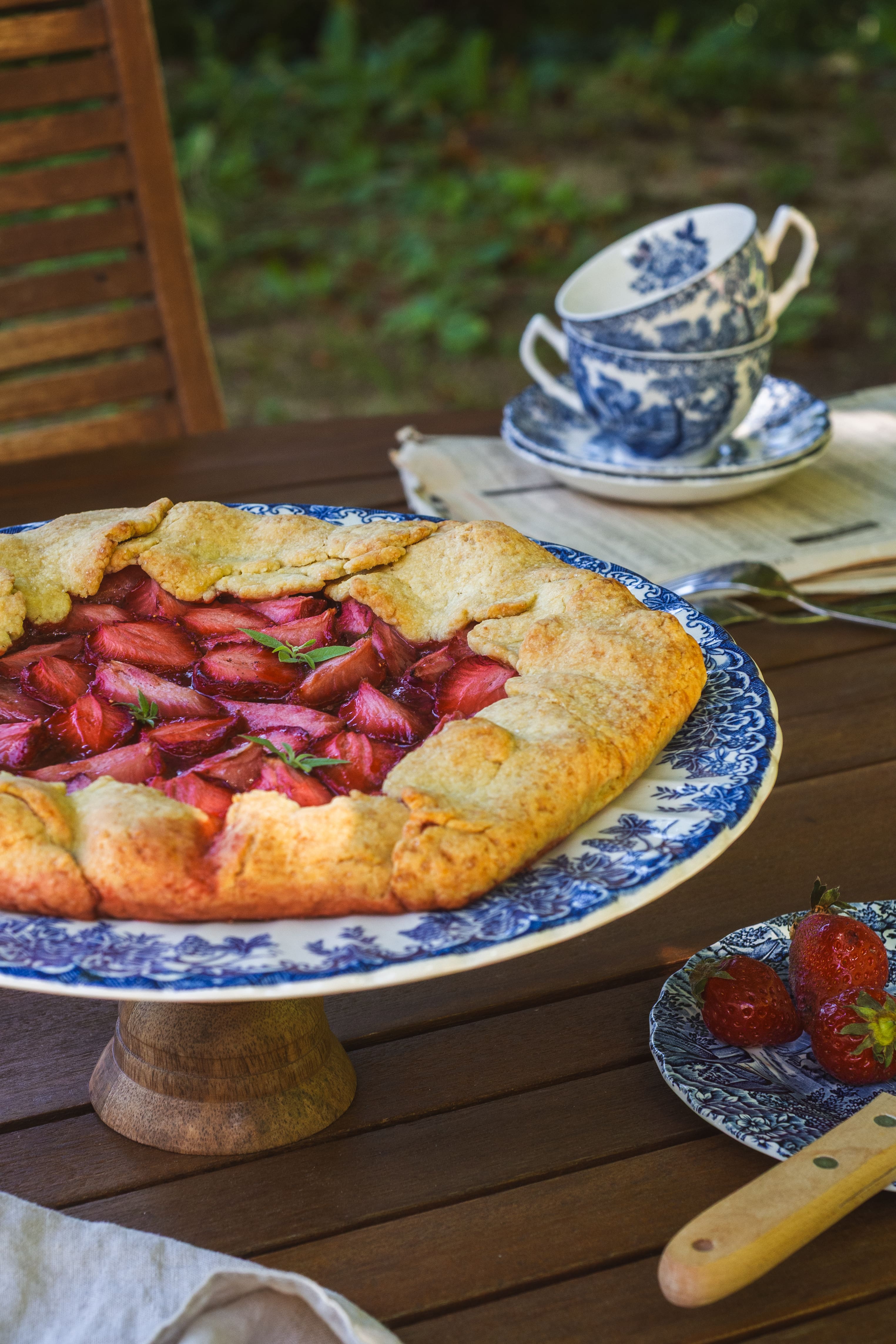 Recette tarte rustique fruits rouges