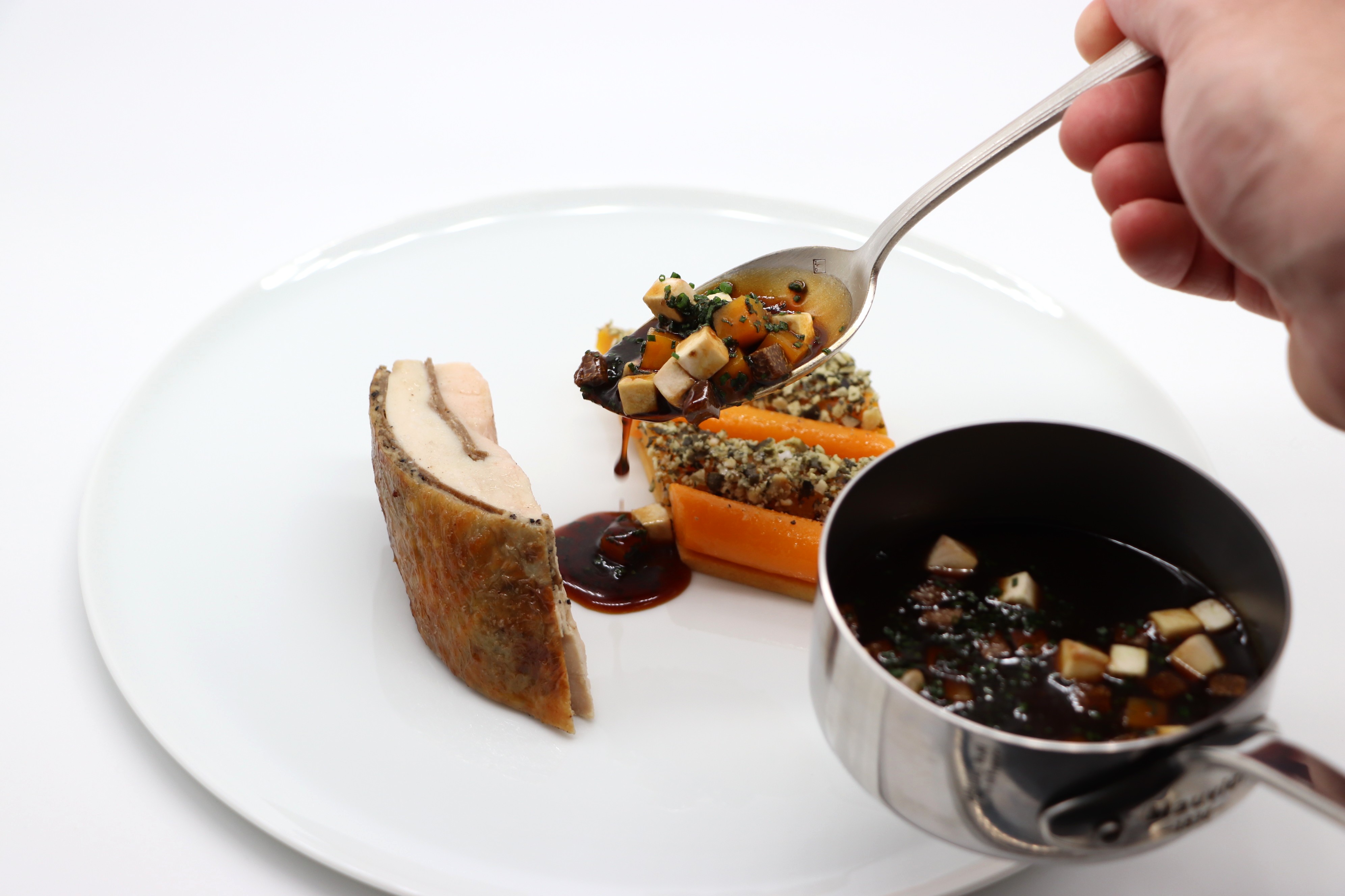 Volaille de Bresse truffée