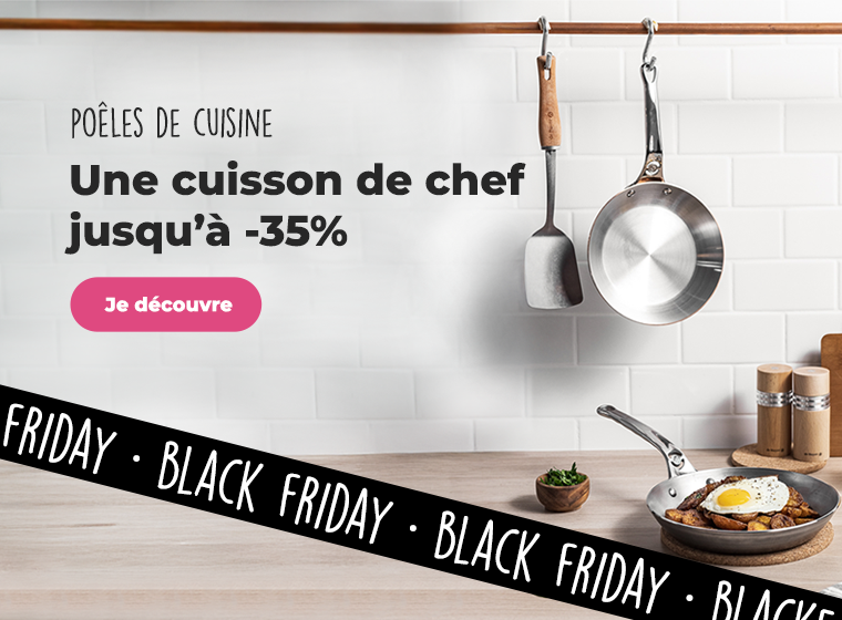 [BLACK FRIDAY] Jusqu'à -35% sur les poêles de chefs