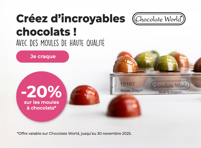 [Offre Limitée] -20% sur les moules à chocolats !