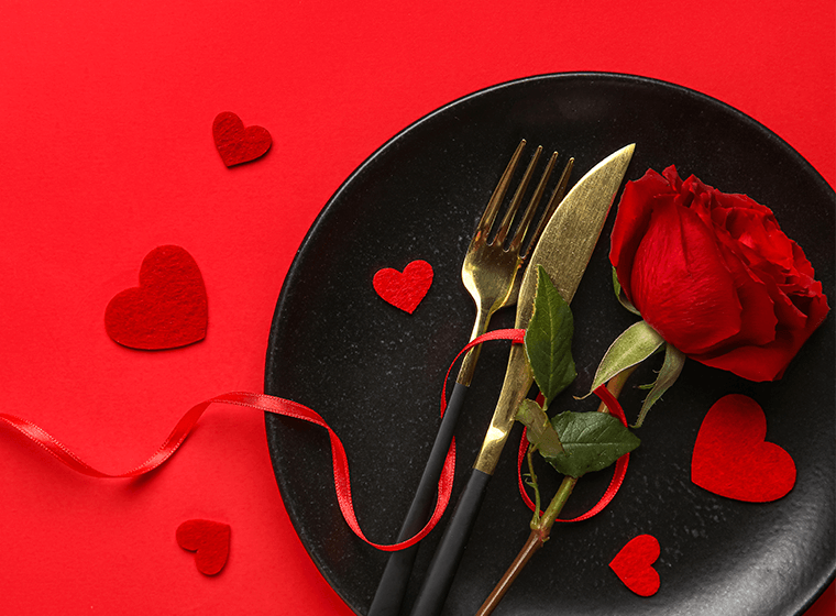 Table Saint-Valentin